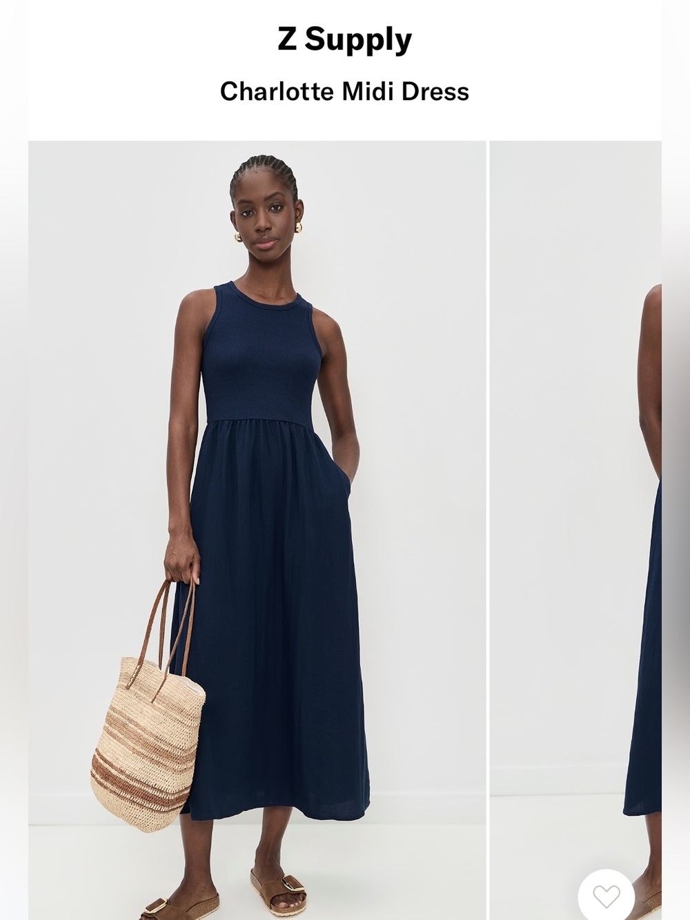 Z Supply Charlotte Midi Dress